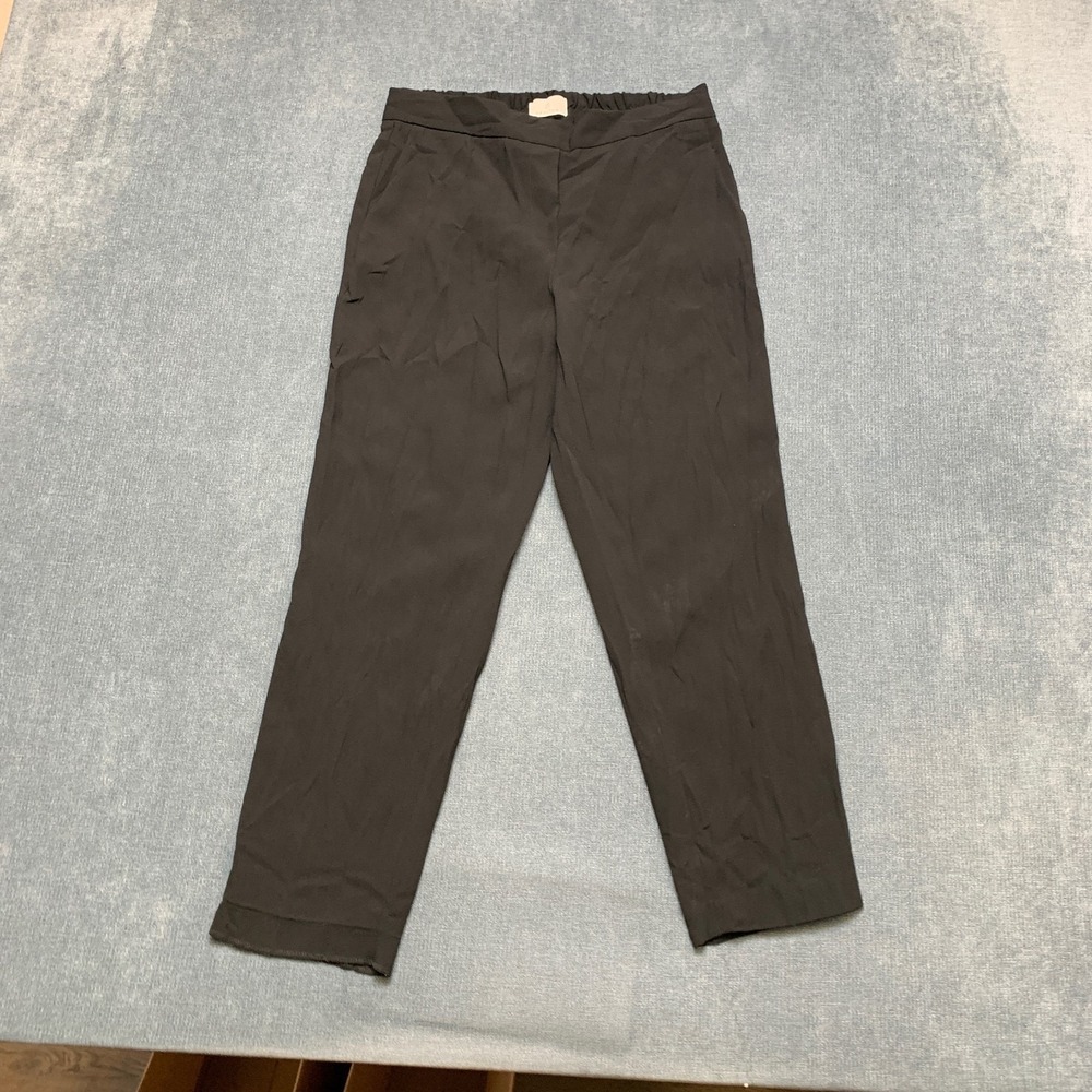 Babaton Ankle Pants Womens 4 Black Chic Classic Minimalist Everyday Wear Pull On